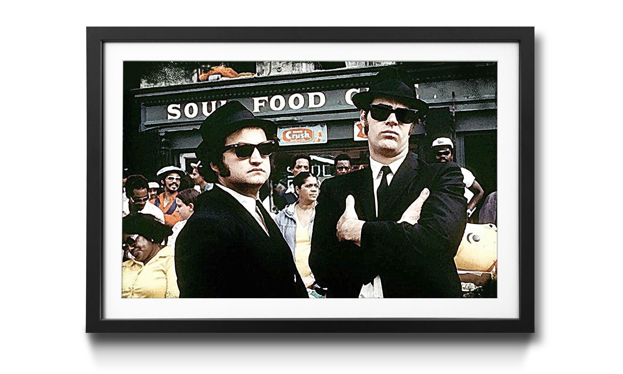 WandbilderXXL Bild mit Rahmen Blues Brothers, günstig online kaufen