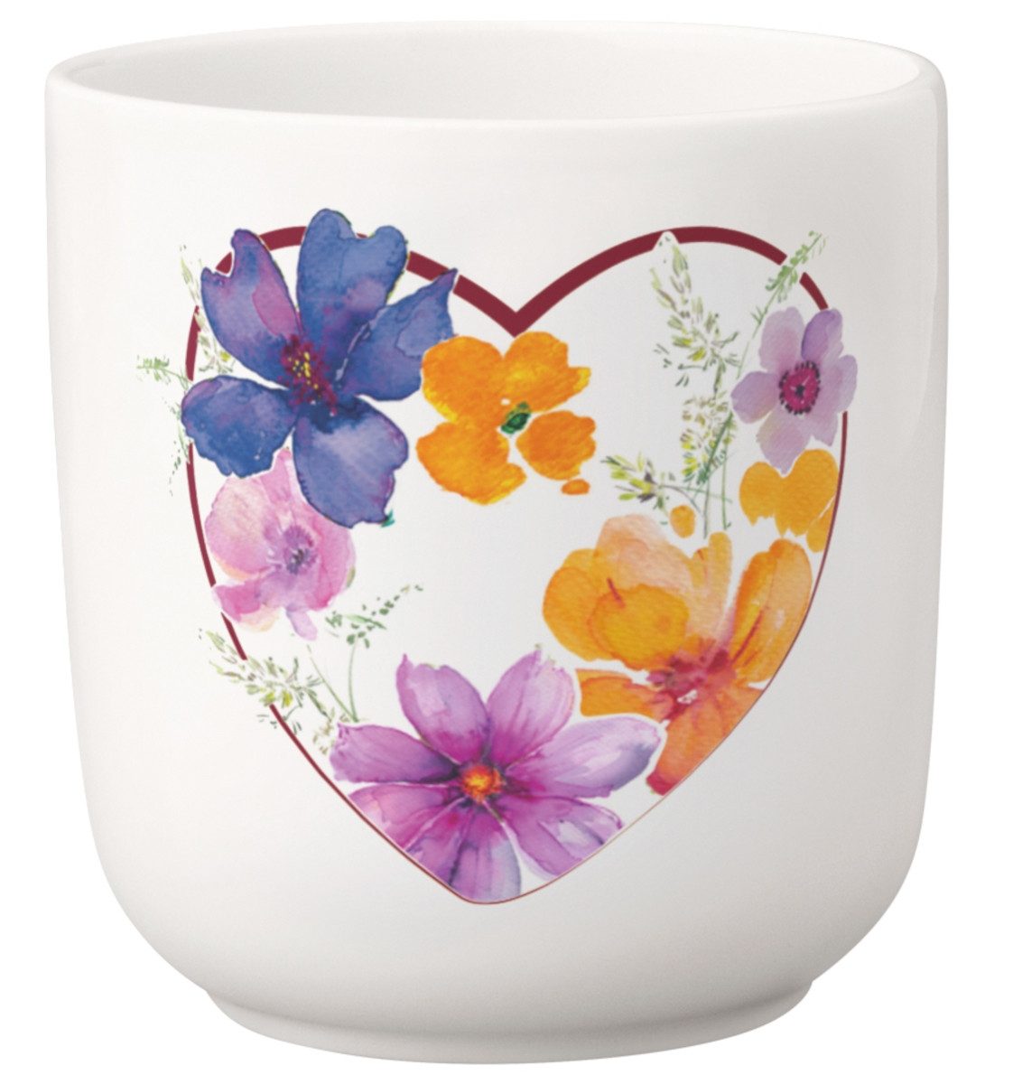 Villeroy & Boch Becher Jubiläums Becher Mariefleur 290 ml, Premium Porcelain