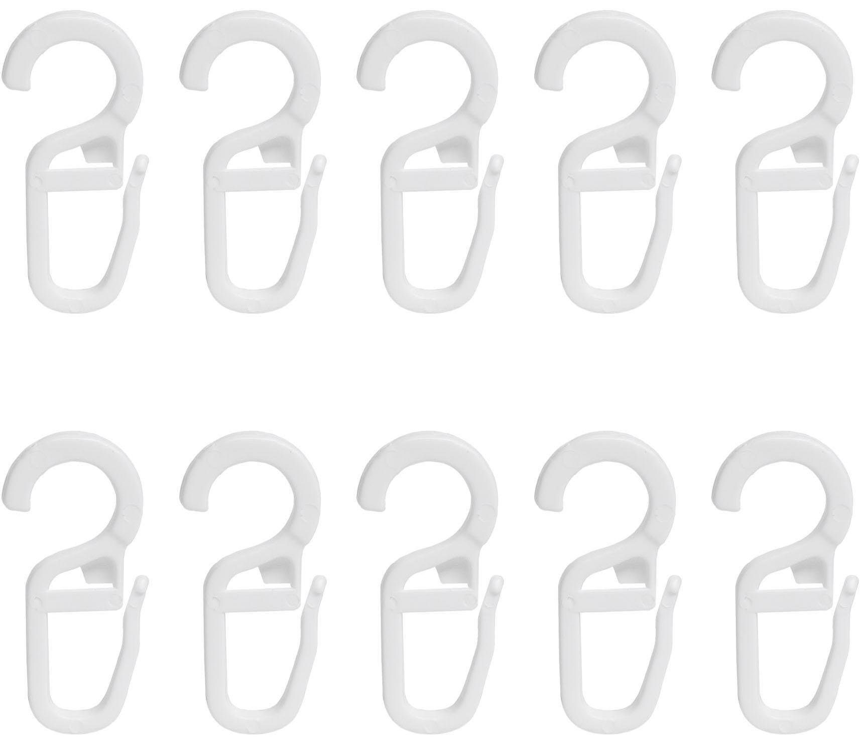 Liedeco Faltenclip, Gardinen, Vorhänge, (Set, 10-St), Faltenlegehaken, für günstig online kaufen