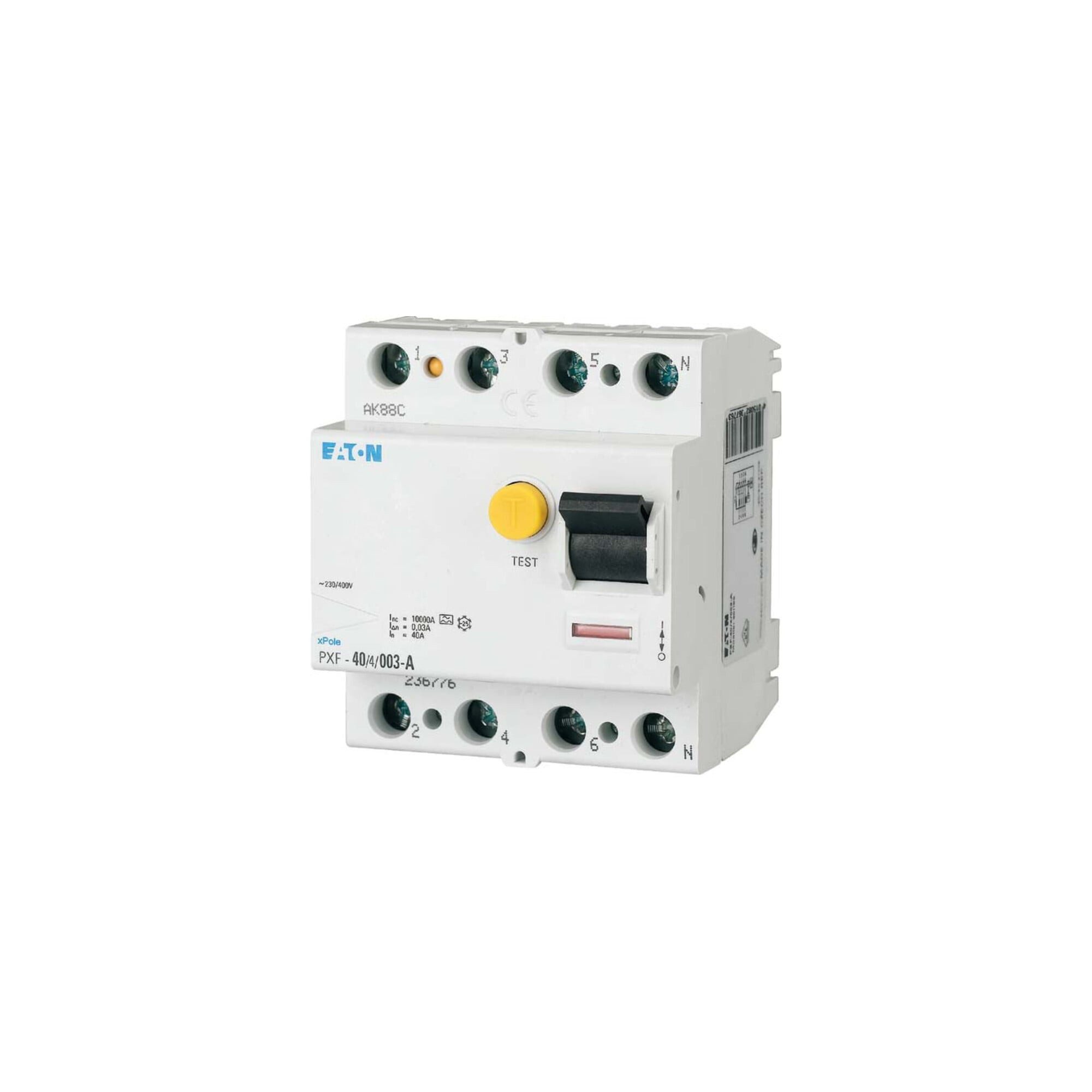 EATON Schalter Eaton FI-Schutzschalter 40A 4p, 30mA PXF-40/4/003-A