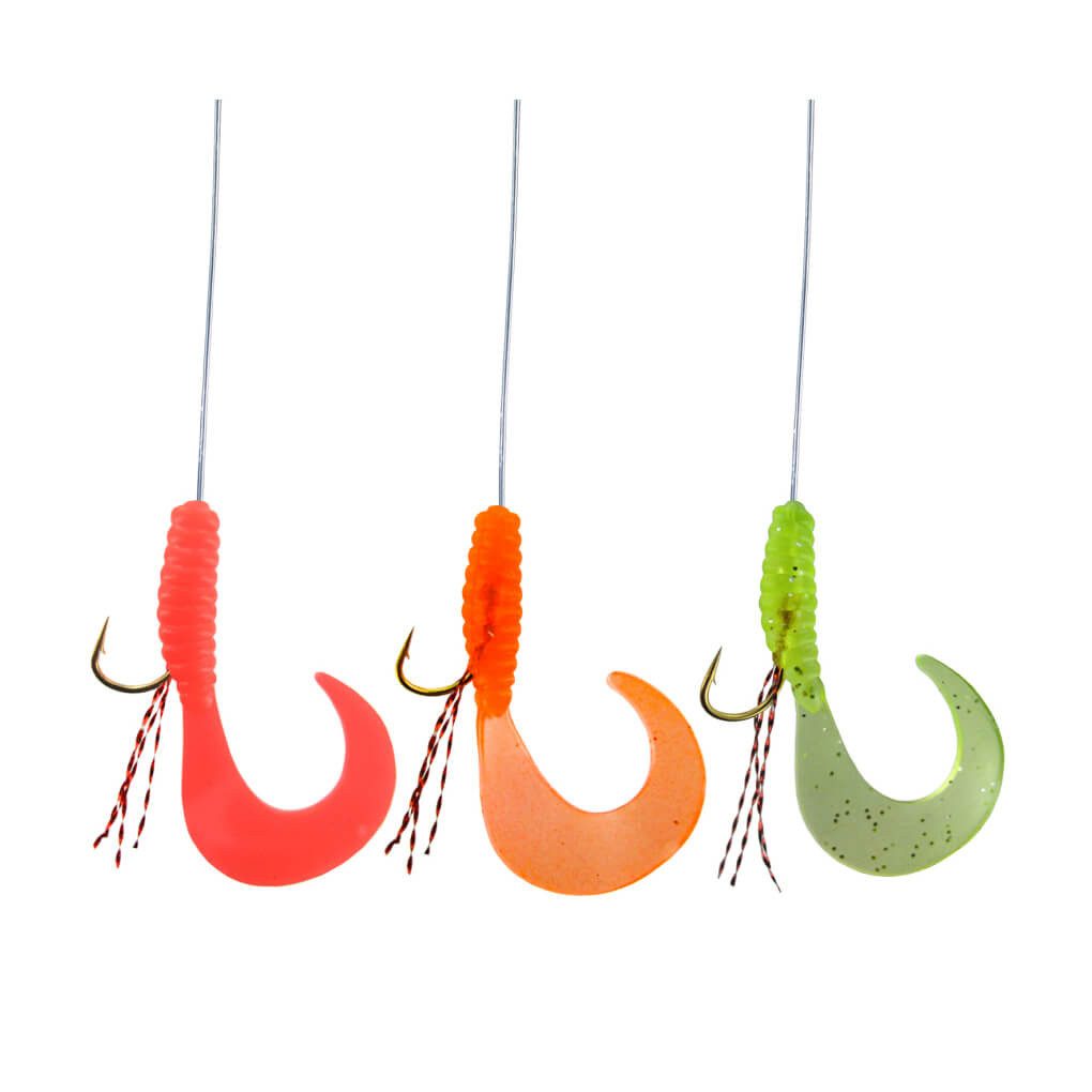Drillingshaken Jenzi Barsch-Hegenen Fishlis mit Gummifischen