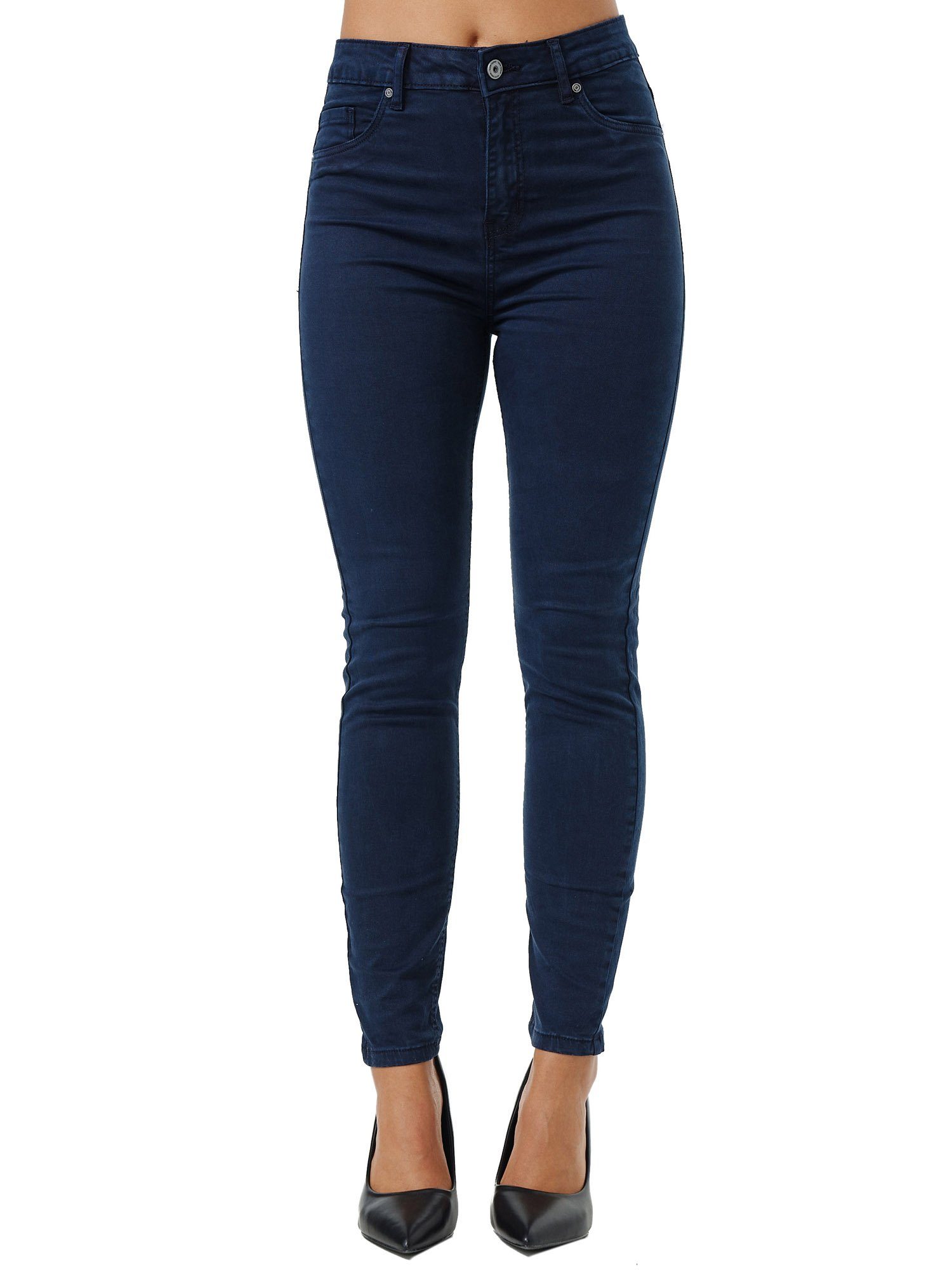 Tazzio Skinny-fit-Jeans F103 Damen High Rise Jeanshose