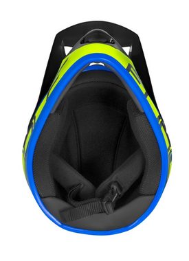 FORCE Fahrradhelm Downhill Helm FORCE TIGER black-fluo L-XL