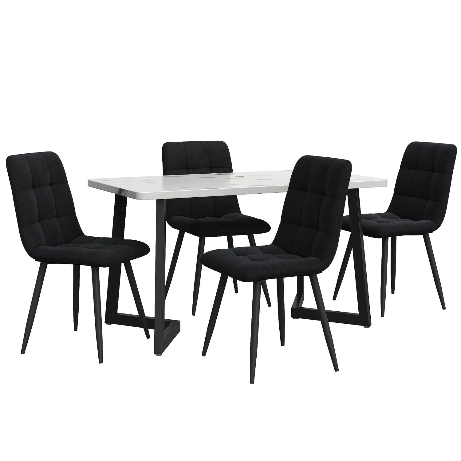 Flieks Essgruppe, (Set, 5-tlg), Esstisch mit günstig online kaufen