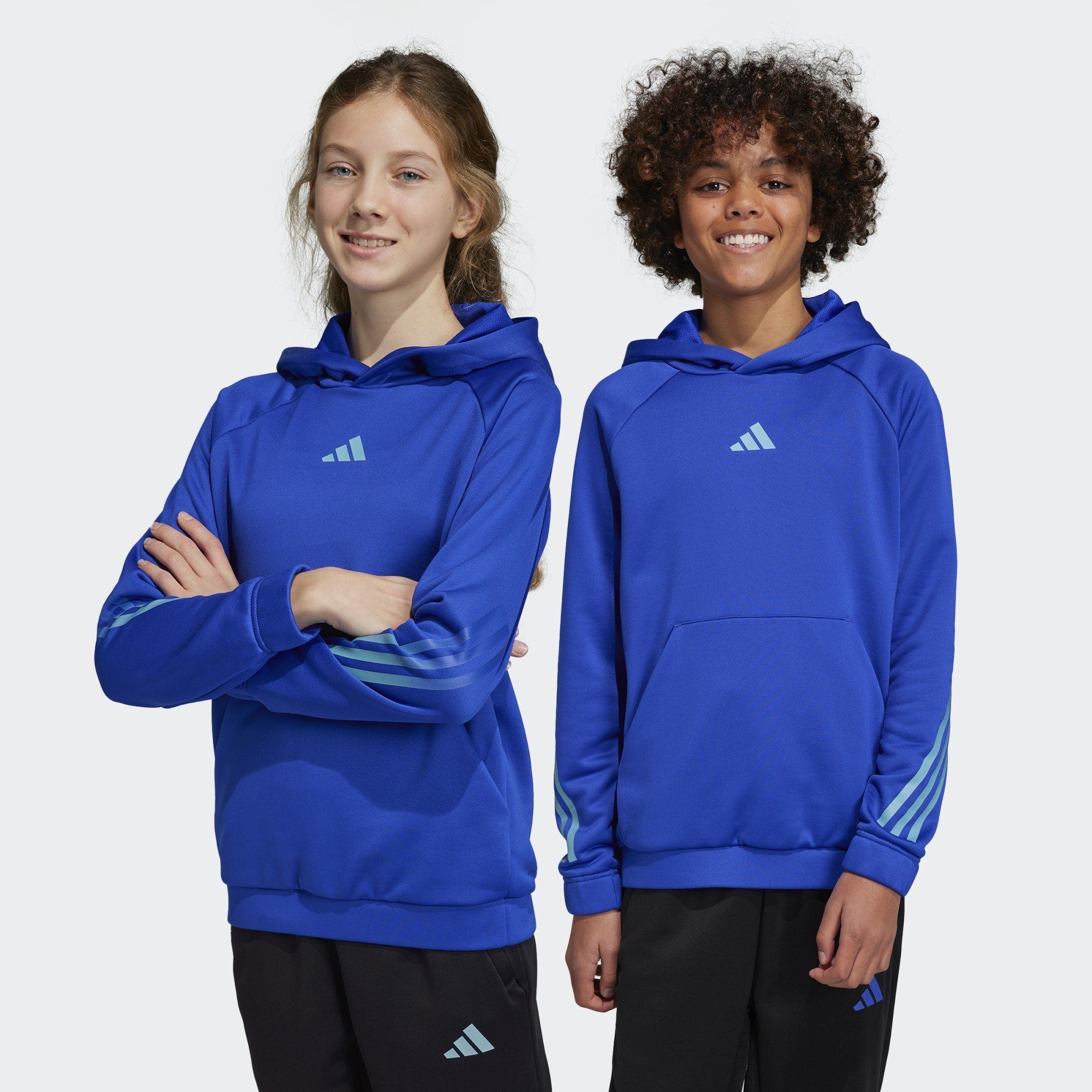 AEROREADY TRAIN Performance Hoodie HOODIE 3-STREIFEN ICONS adidas