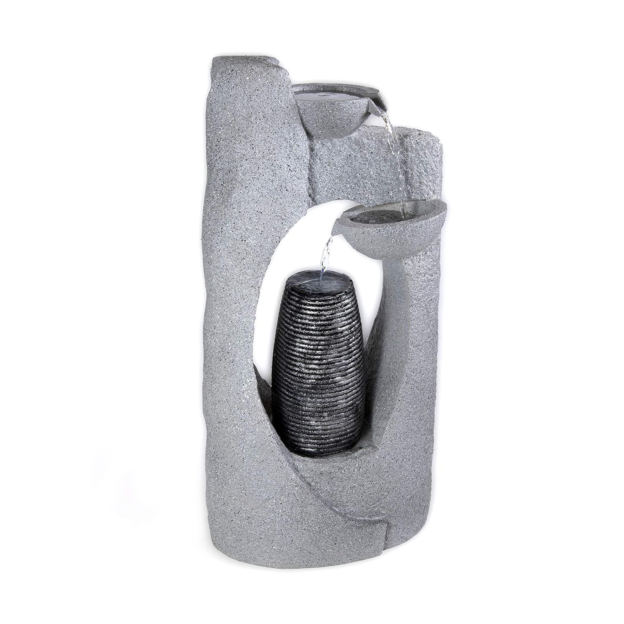 Köhko Gartenbrunnen "Kanne" Wasserspiele für Outdoor + Indoor