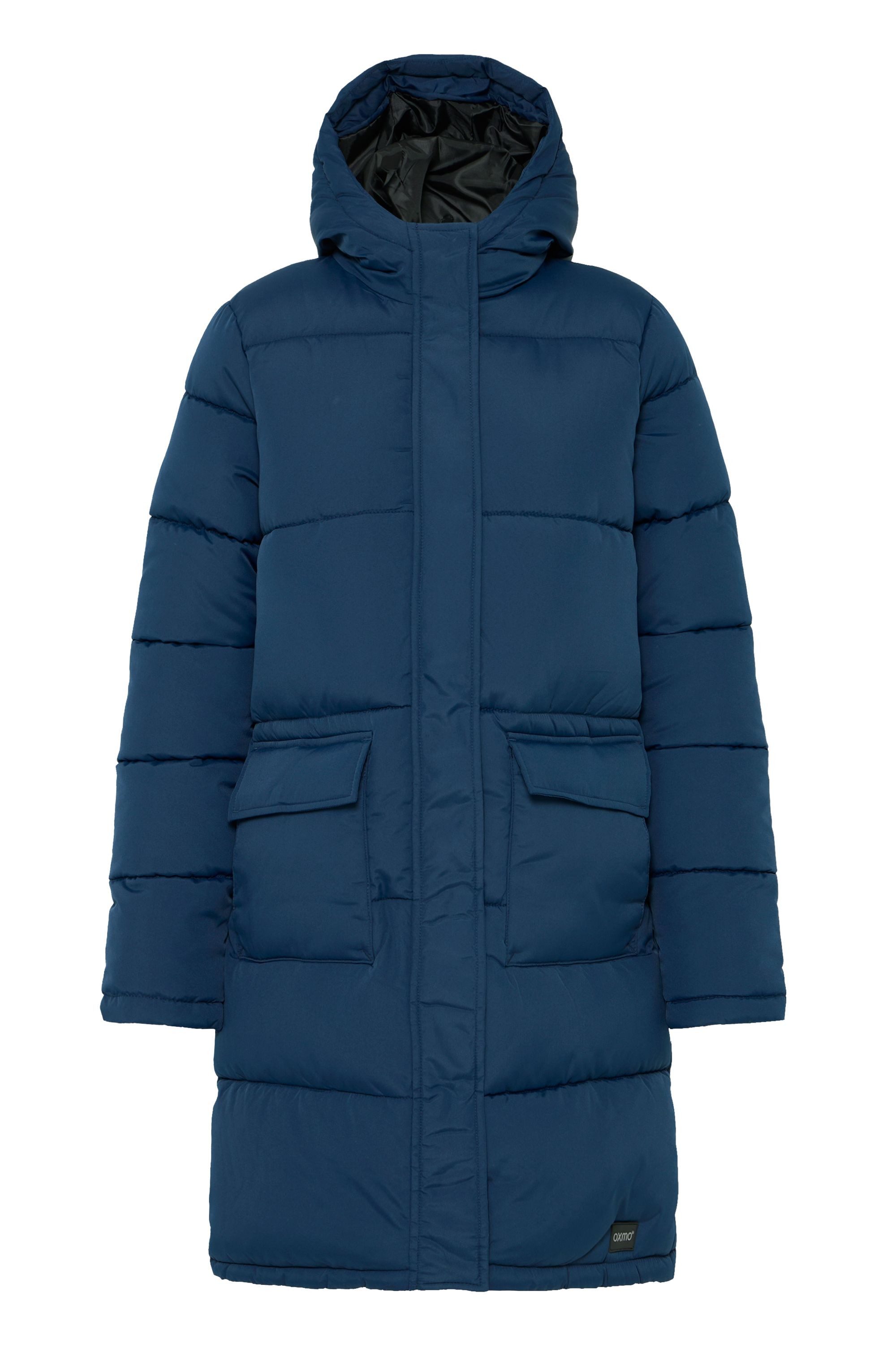 OXMO Wintermantel OXMINNA LONG JACKET Modischer Steppmantel mit Kapuze günstig online kaufen