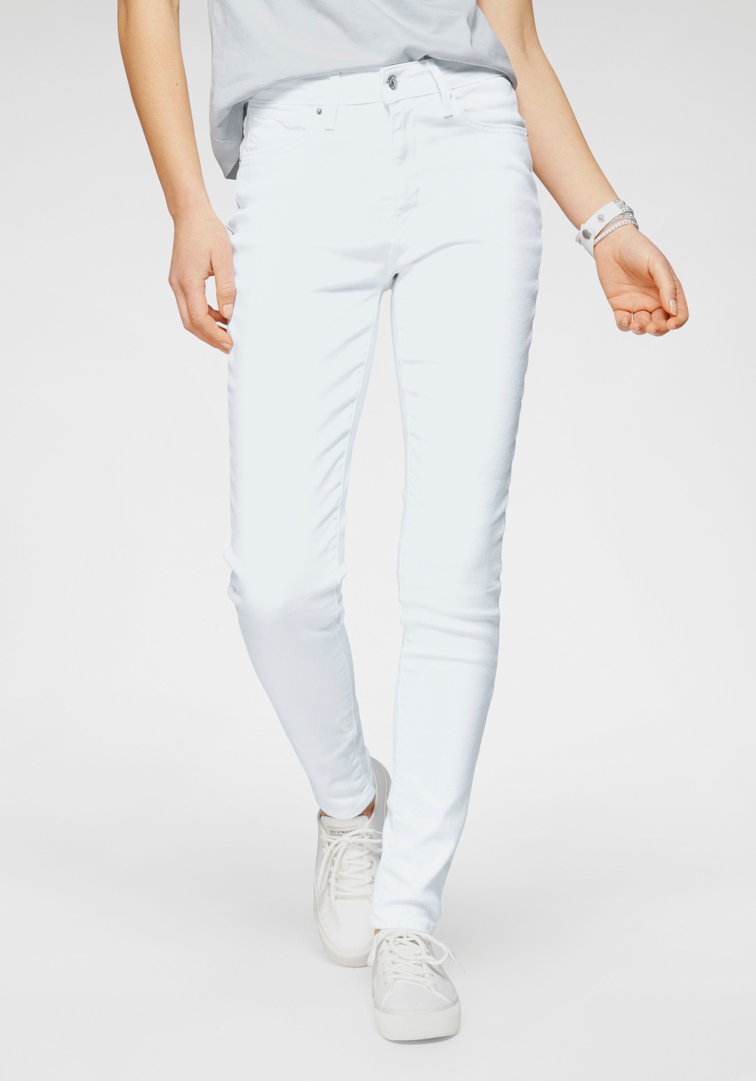 mit rise Bund skinny High Levi's® white hohem Skinny-fit-Jeans 721