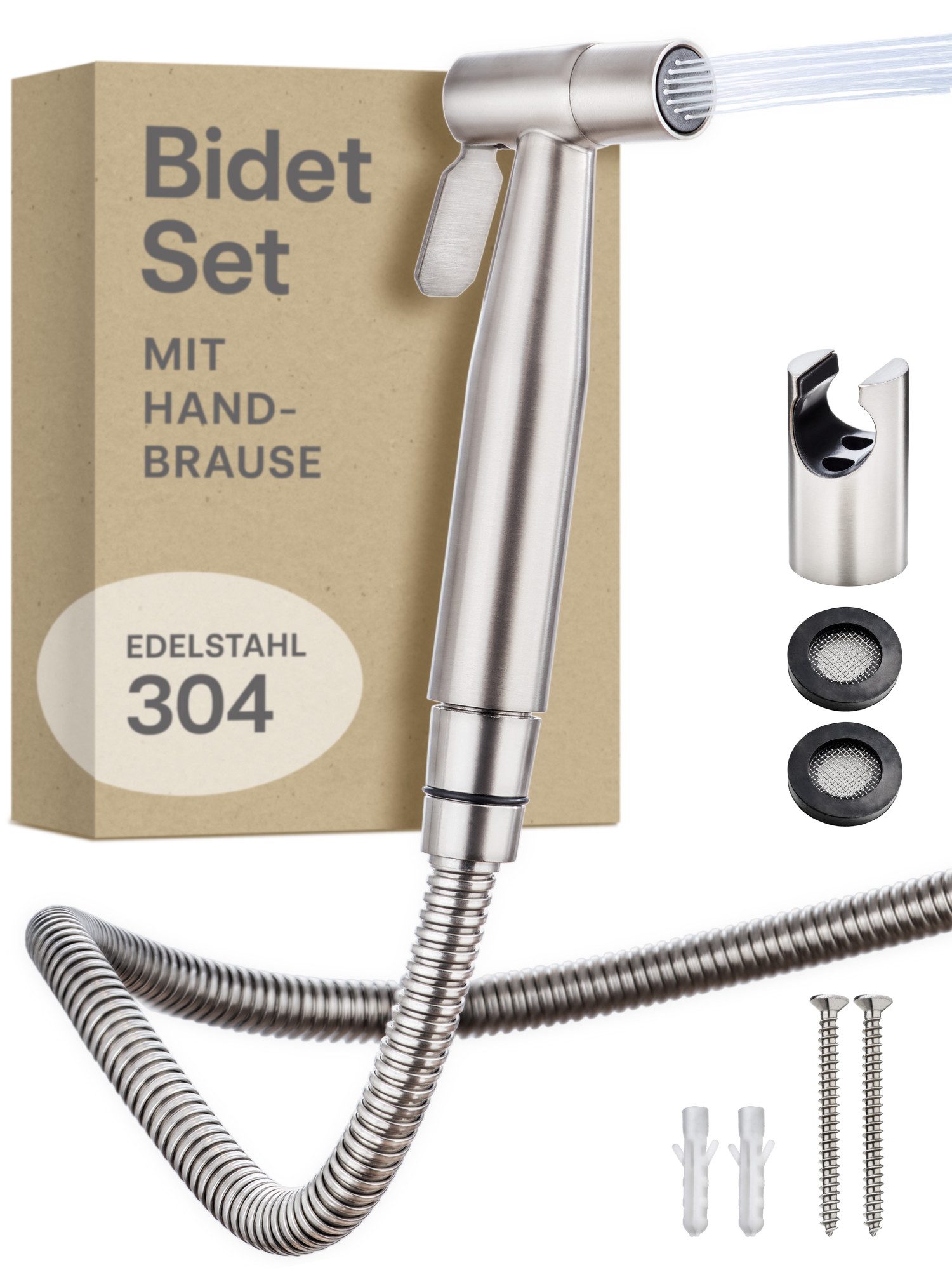 Praknu Bidetarmatur Bidet Set - WC Brause für Intimdusche (Set, Brause mit günstig online kaufen