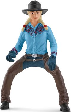 Schleich® Spielfigur FARM WORLD, Team Roping mit Cowgirl (42577)