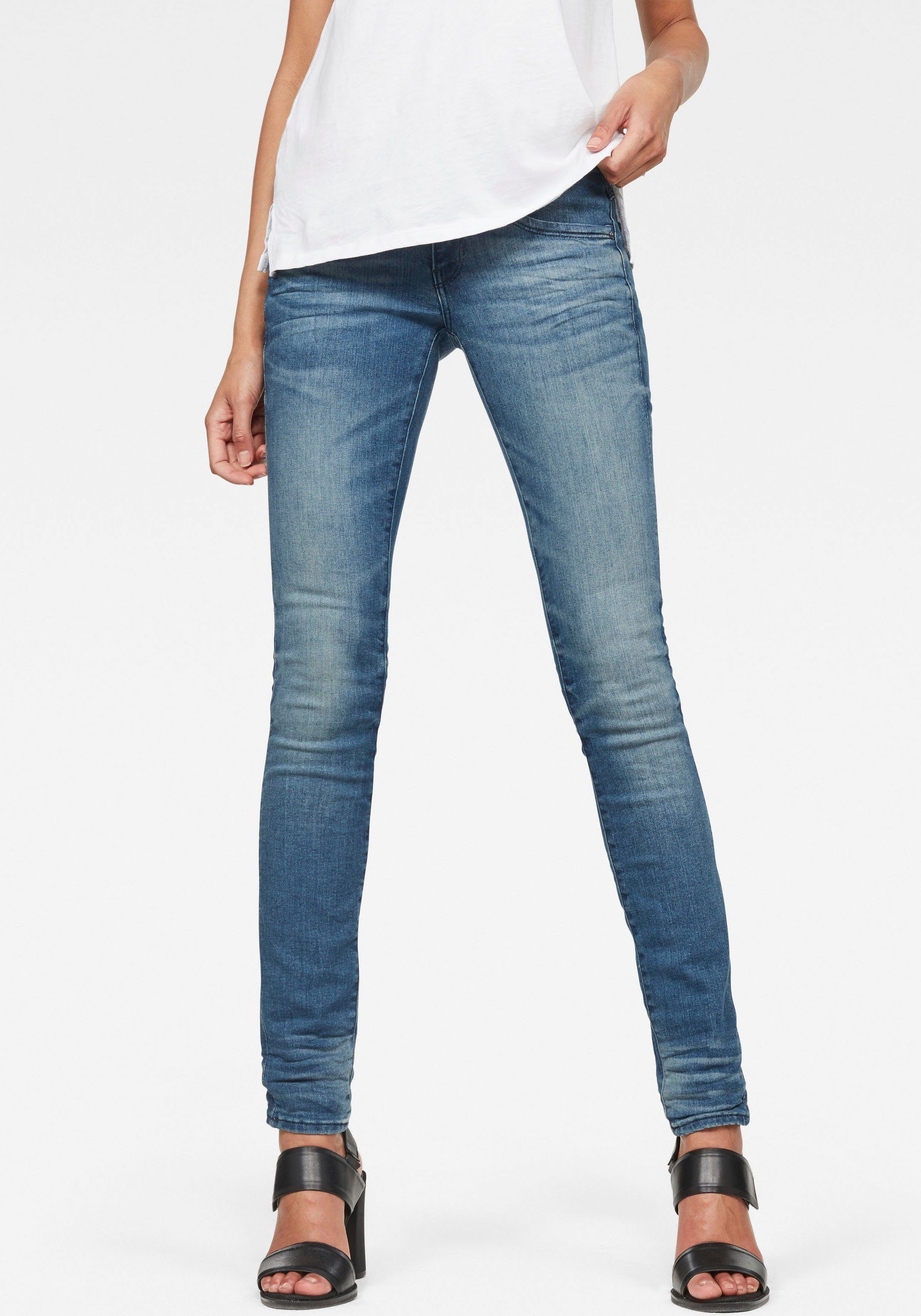 G-STAR Skinny-fit-Jeans Lynn Mid Waist Skinny moderne Version des klassischen 5-Pocket-Designs