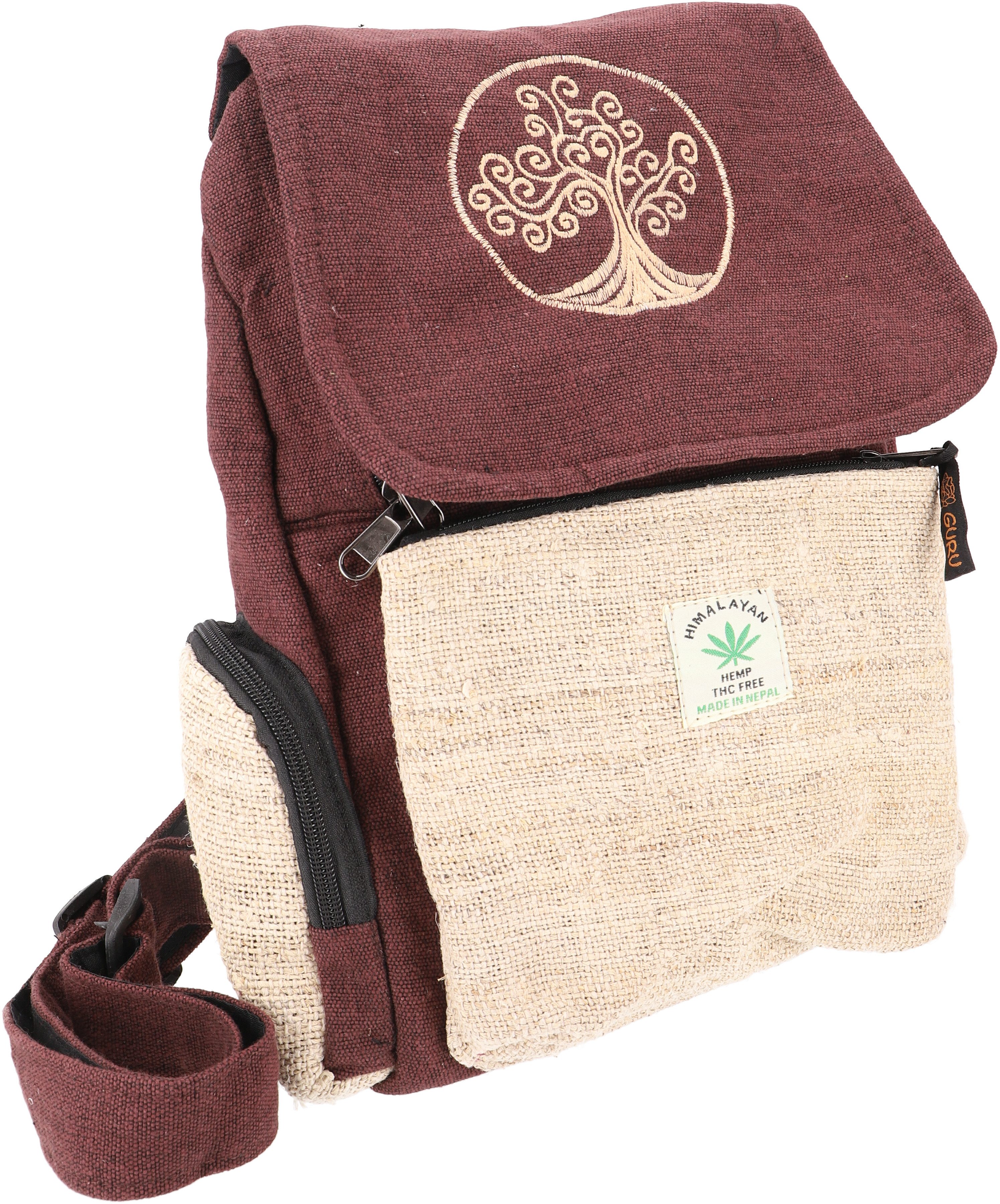 Guru-Shop Freizeitrucksack Ethno Hanf Rucksack, Backpack günstig online kaufen