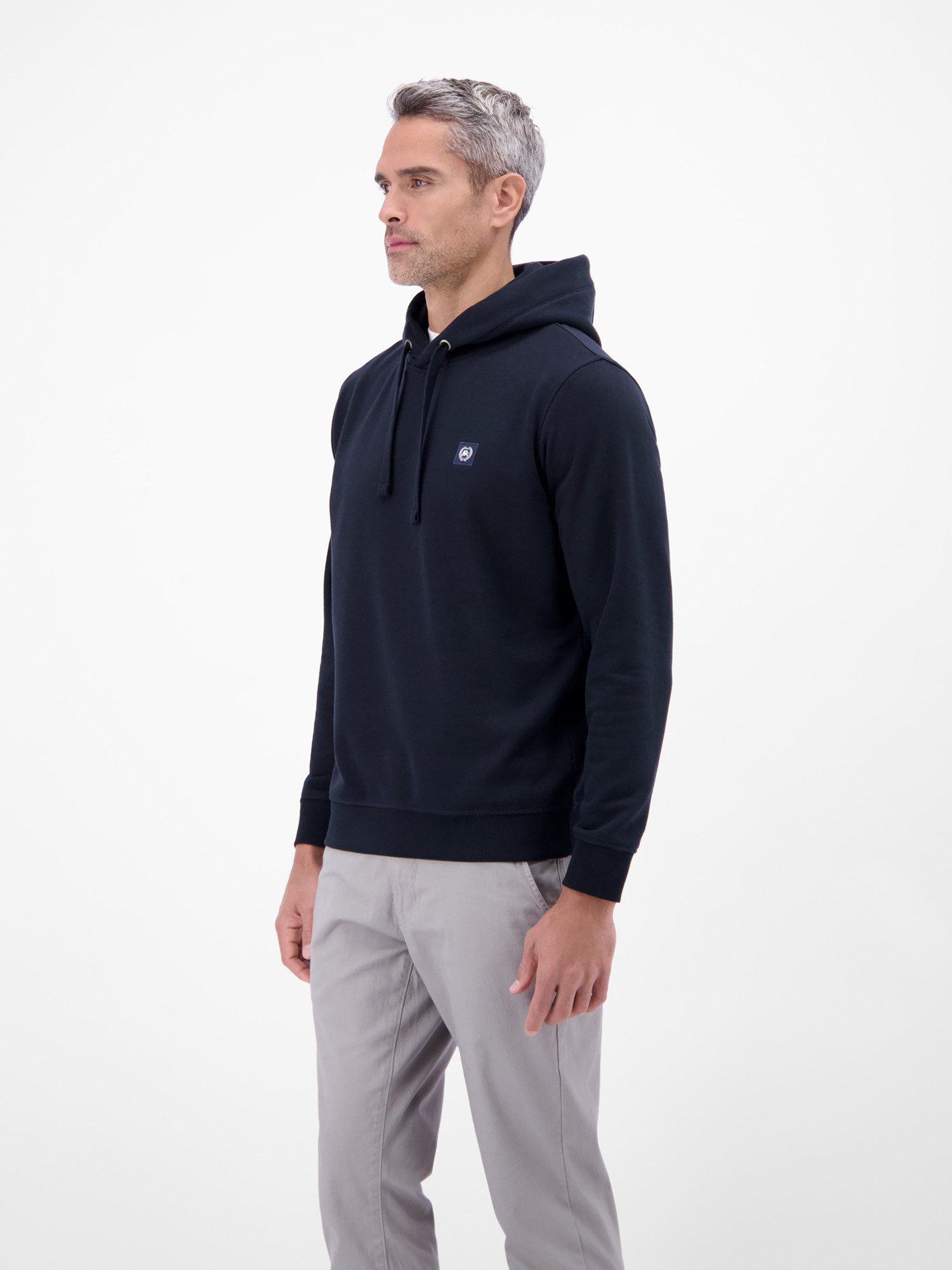 LERROS Hoodie Sweat Hoodie Weicher Hoodie, Kapuze mit Tunnelzug, dezentes Logo, REGULAR FIT