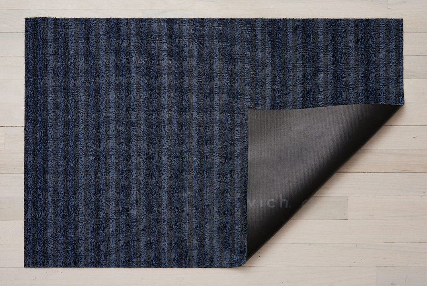 cm, 91 rechteckig Blueberry 61 x Stripe Fußmatte Chilewich, Breton