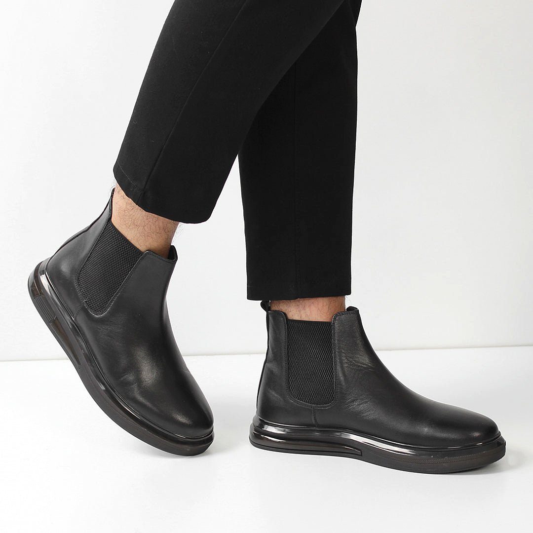 Celal Gültekin 691-3416 Stiefel Moderne Chelsea-Stiefel aus Leder mit Slip- günstig online kaufen