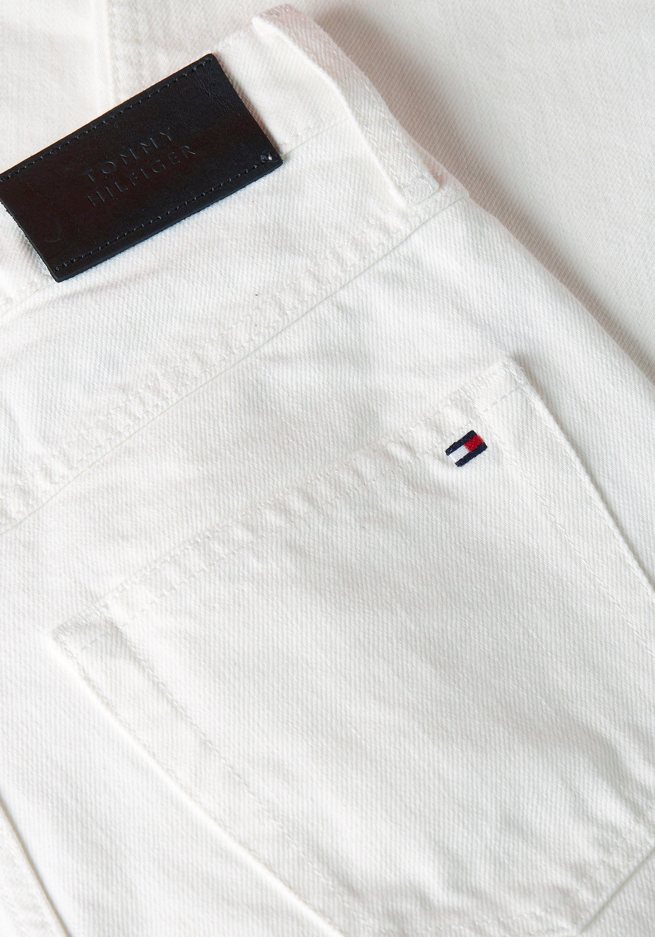 mit Markenlabel Jeans Tommy Bequeme ecru Hilfiger