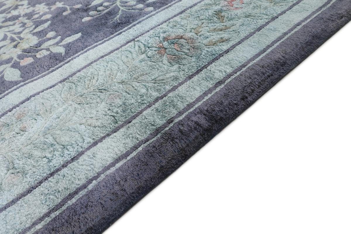 8 Orientteppich, Nain Seide Handgeknüpfter rechteckig, Seidenteppich Moderner Colored Höhe: China Trading, mm 247x302