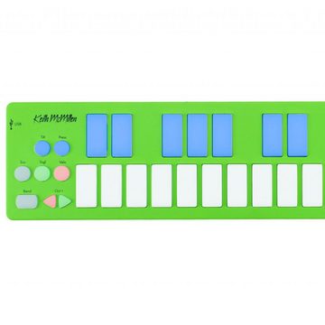 Keith McMillen McMillen K-Board MIDI-Controller Lime mit Kopfhörer Controller