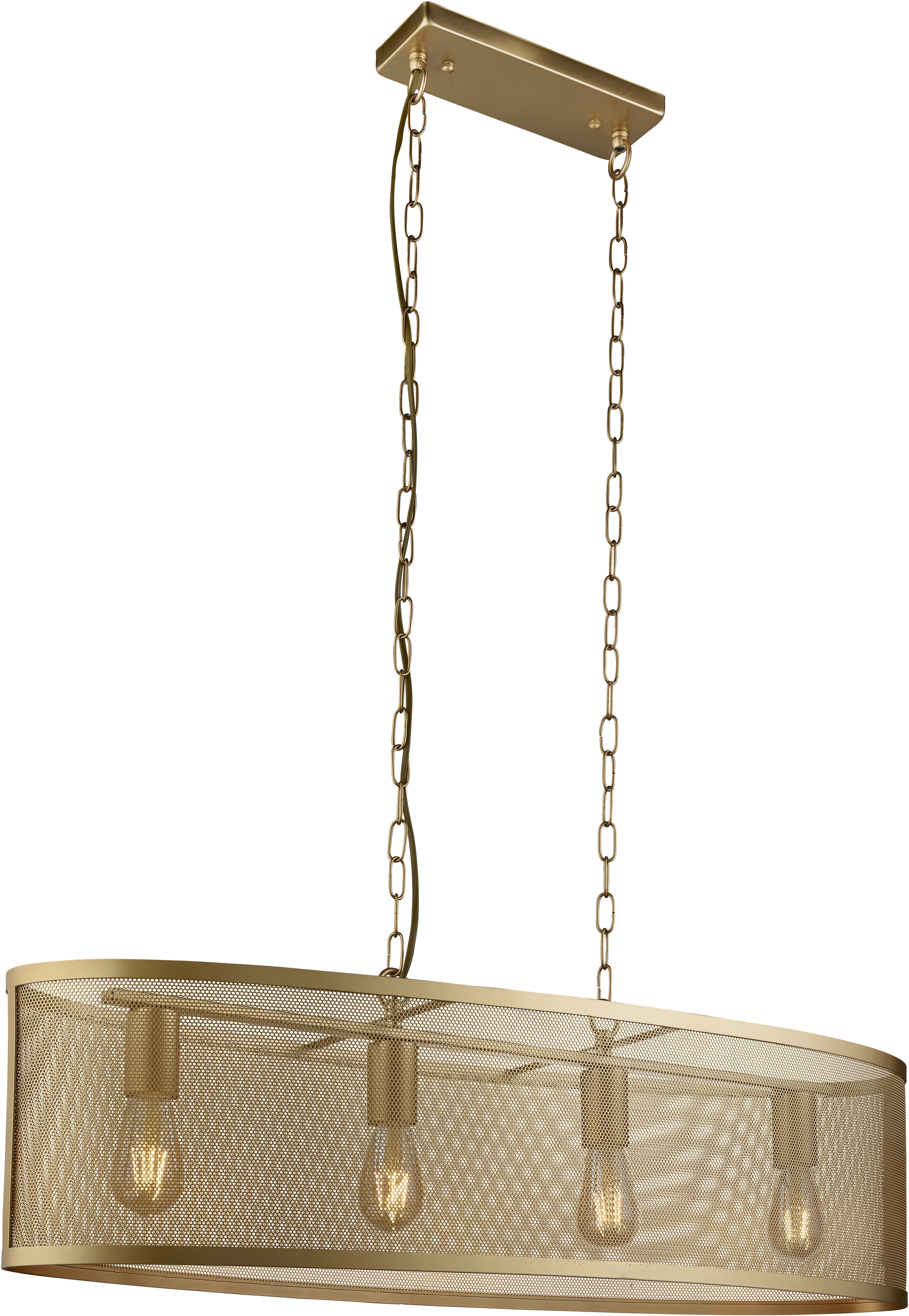 Searchlight Hängeleuchte Hängeleuchte Fishnet, 4-flammig, ohne Leuchtmittel, Fischnetz-Optik