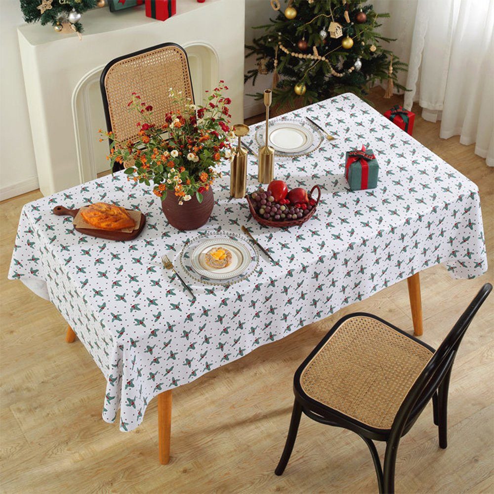 Tischdecke Dekoration TischdeckeWeihnachts fürFeiertag Auslaufsichere FELIXLEO Tischdecke