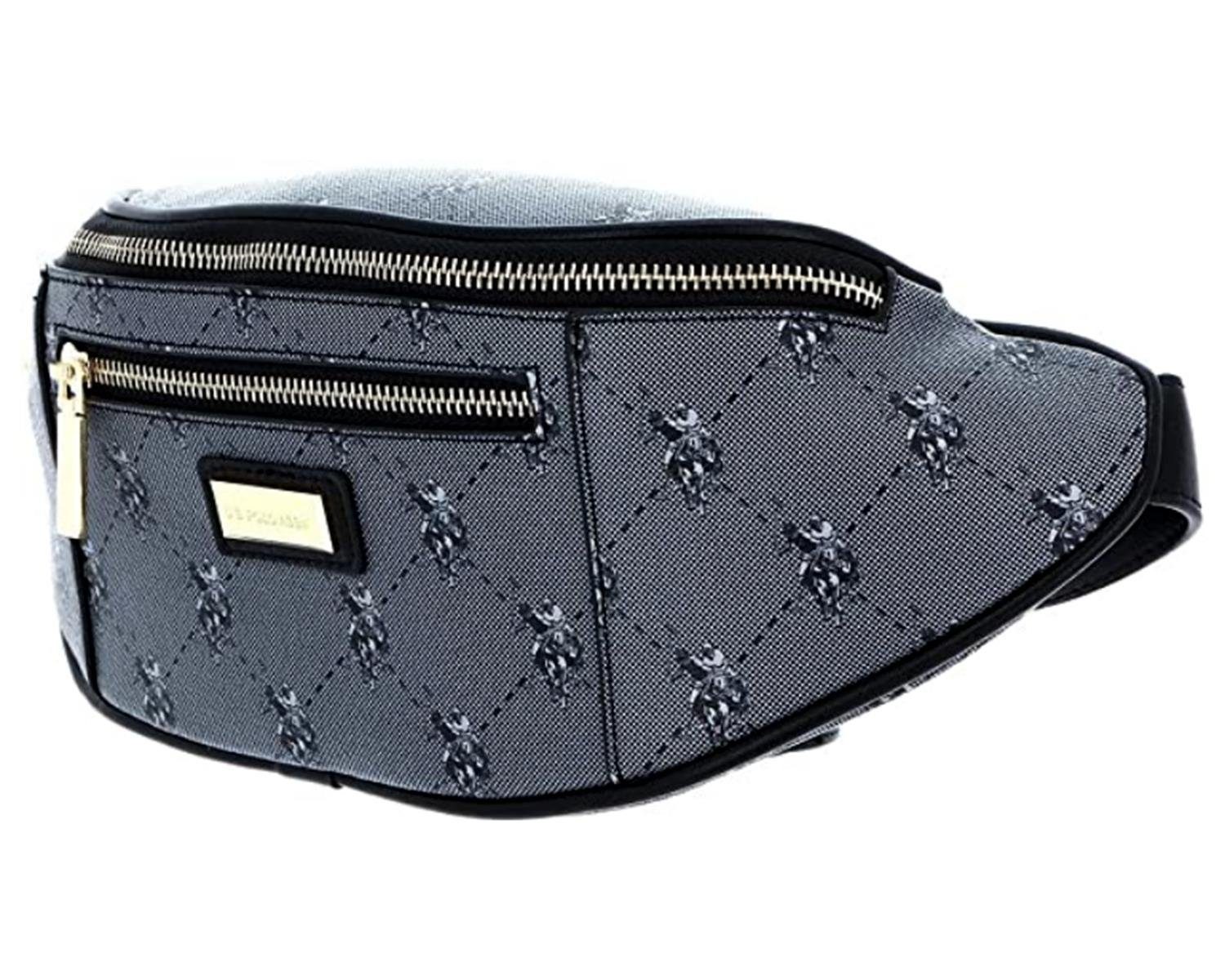 U.S. Polo Assn. Gürteltasche U.S.POLO ASSN. Hampton Soft Waist Bag Printed PU Black