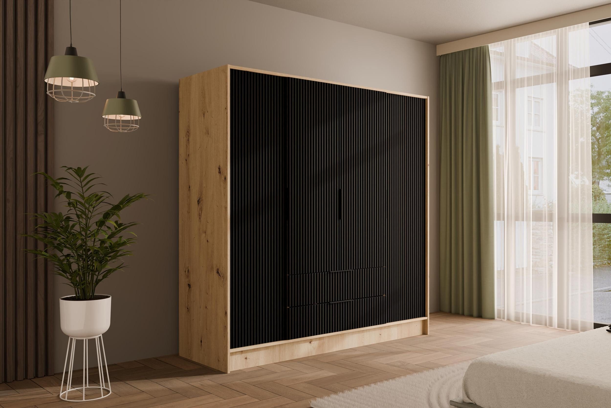 ALTDECOR Drehtürenschrank NOA (Kleiderschrank Garderobenschrank mit günstig online kaufen