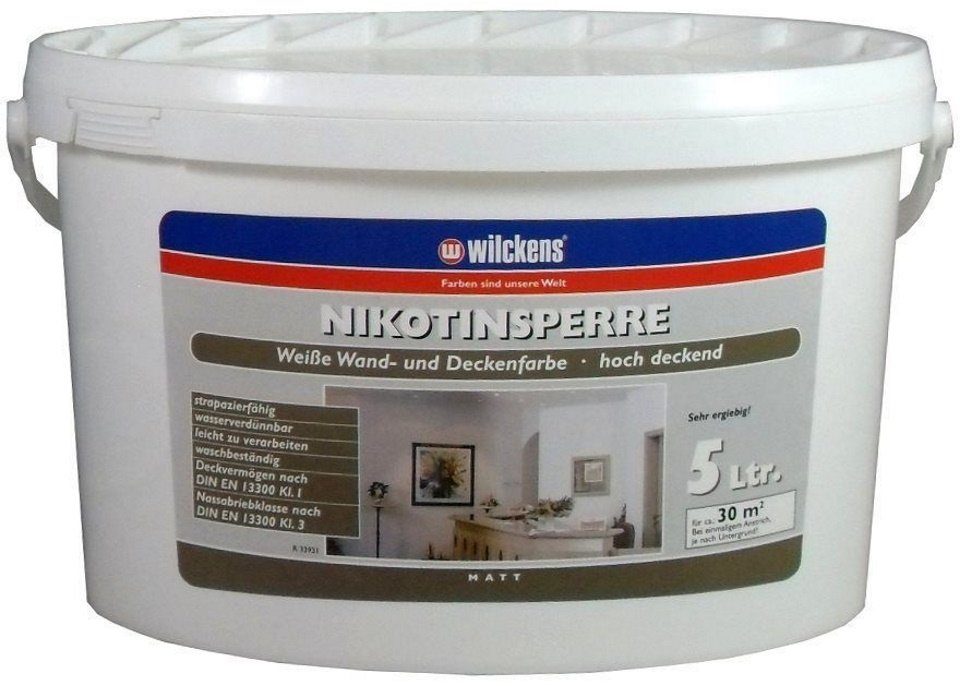 Wilckens Farben Wand- und Deckenfarbe Nikotinsperre 5 Liter