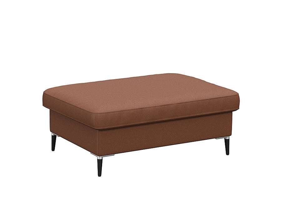 FLEXLUX Pouf Fiore, Kaltschaum, Füße Alu+schwarz