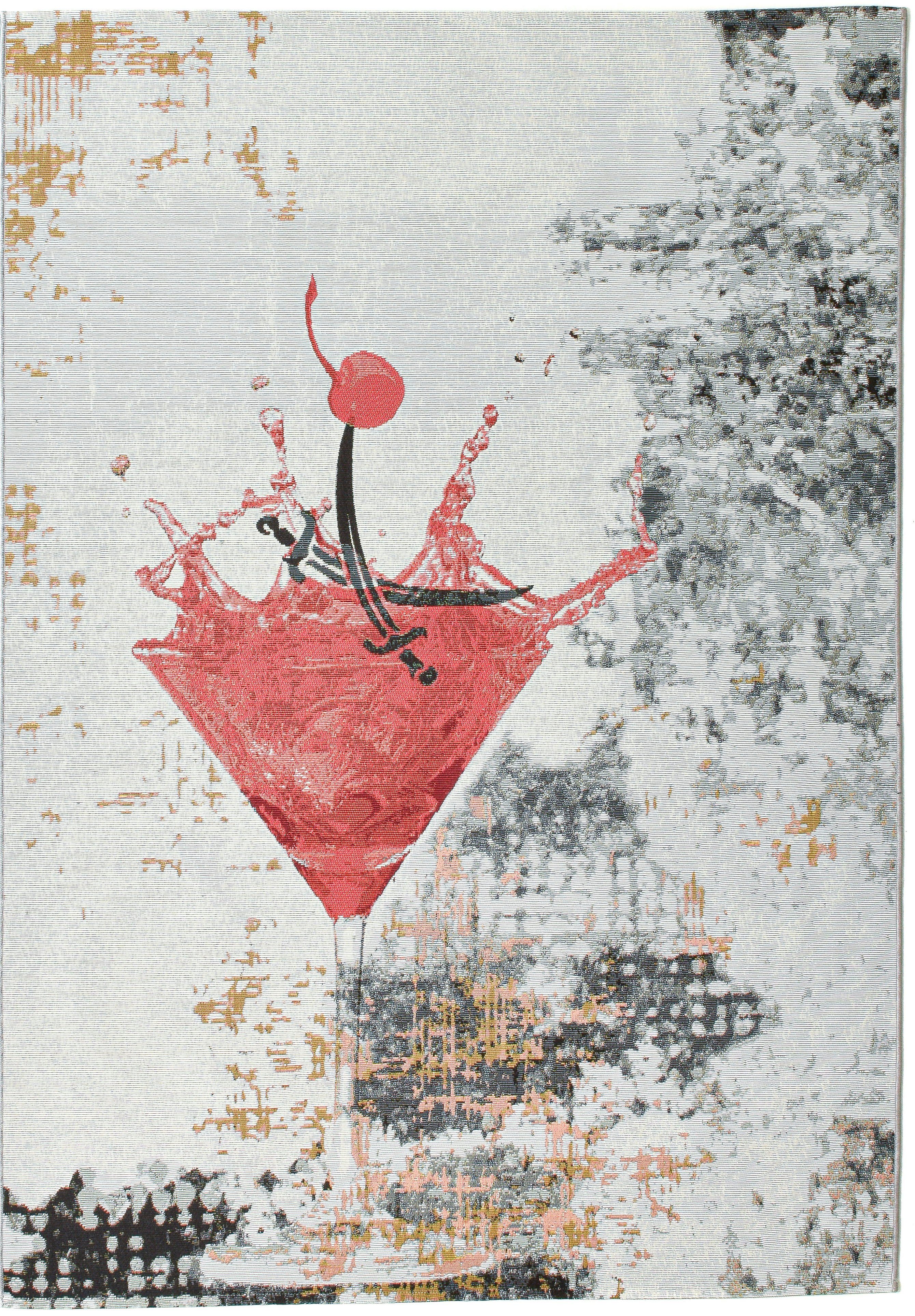 Sansibar Teppich Rantum Beach SA-027, rechteckig, Höhe: 3 mm, Flachgewebe, modernes Design, In- und Outdoor geeignet