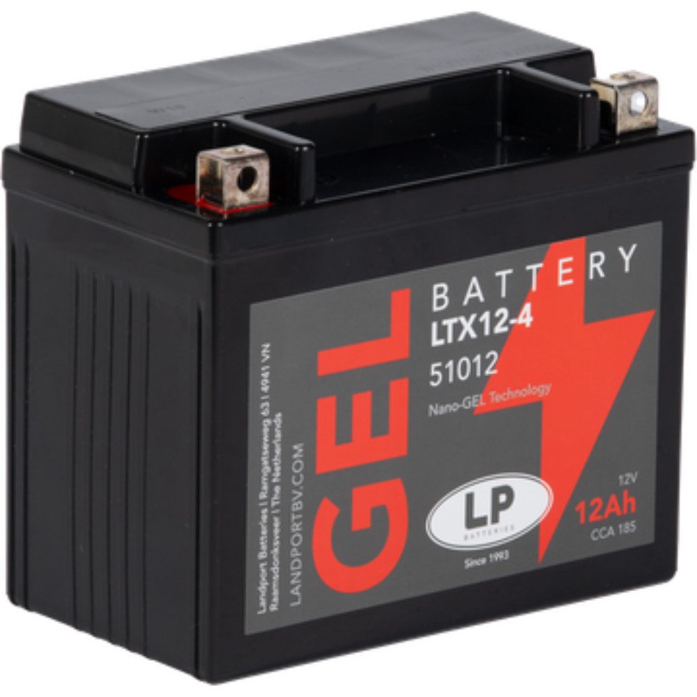Batterie 12V 12Ah für Motorrad Startbatterie MG LTX12-4 Bleiakkus