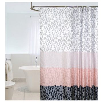 AUKUU Duschvorhang Badezimmer Badezimmer Vorhang aus Polyester wasserdicht und, schimmelresistent Badezimmer Trennvorhang Duschraum Vorhang
