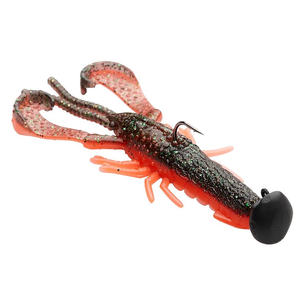 Savage Stück) (5 Gear Reaction 7,5g Gear Red 9,1cm Black Crayfish Savage Kunstköder n
