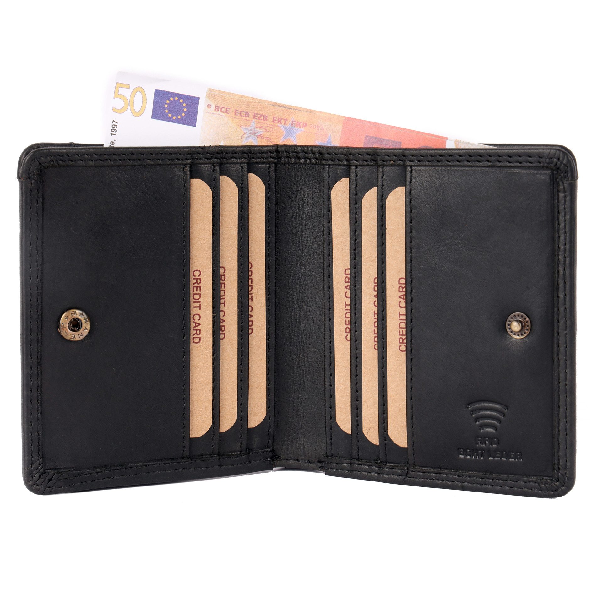 Benthill Geldbörse Klein Echt Leder Wiener Schachtel Portemonnaie Minibörse günstig online kaufen