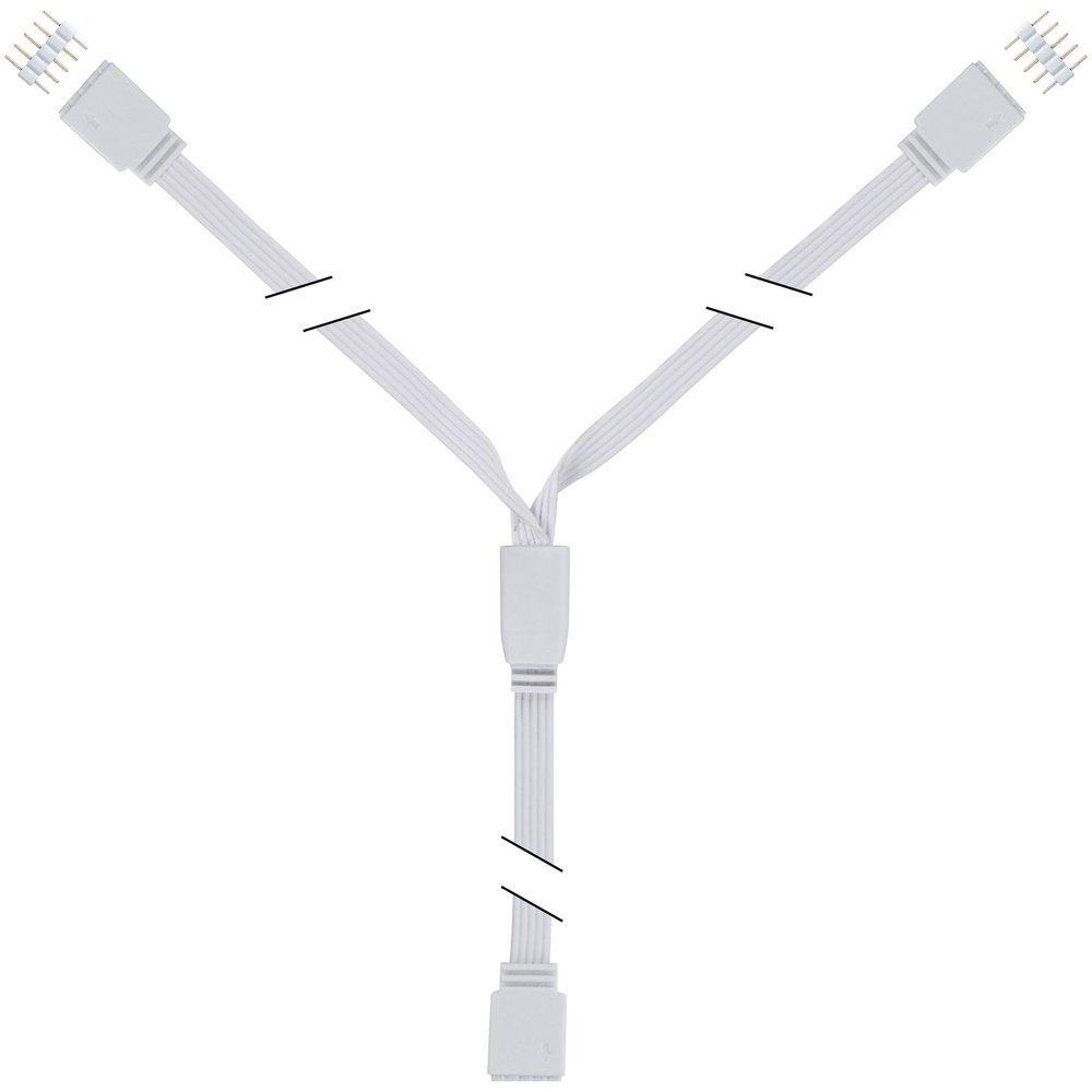 Paulmann LED Lichtleiste Paulmann 79813 MaxLED Y-Splitter Verbinder (B x H x T) 30 x 7 x