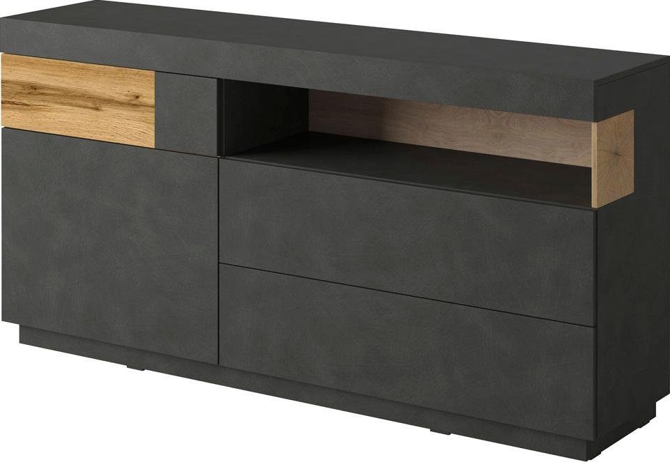 Helvetia Sideboard SILKE, Breite 169 cm