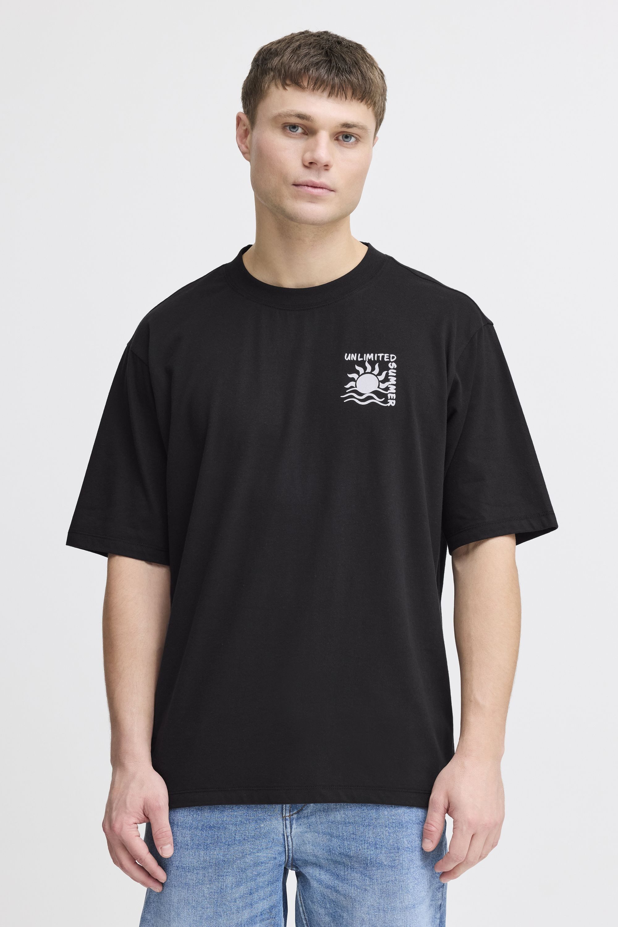 !Solid Rundhalsshirt SDOdaniel Modisches T-Shirt mit Backprint günstig online kaufen
