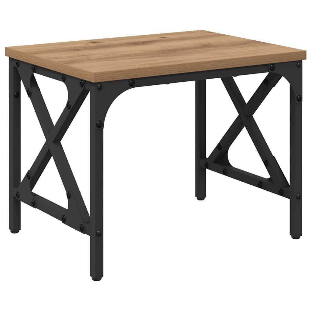 vidaXL Druckertisch Druckerständer Artisan-Eiche 40 x 30 x 31 cm Holzwerkstoff (1-St)