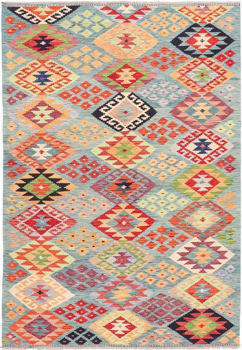 Orientteppich Kelim Afghan Heritage 200x290 Handgewebter Moderner Orientteppich, Nain Trading, rechteckig, Höhe: 3 mm