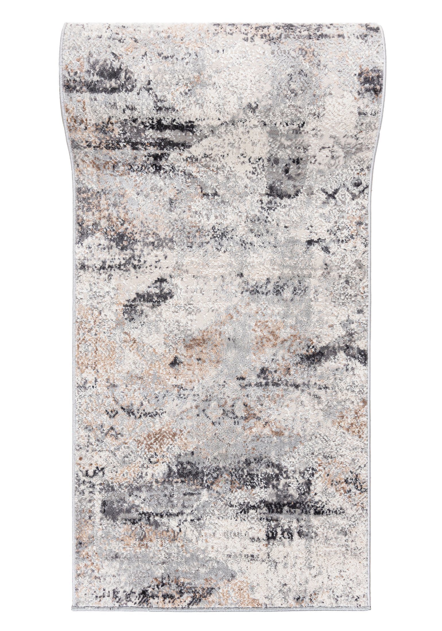 Mazovia Läufer Läufer FlurLäufer Modern für Vorzimmer Schlafzimmer - Abstrakt Muster, 60 x 100 cm, Kurzflor, Meterware