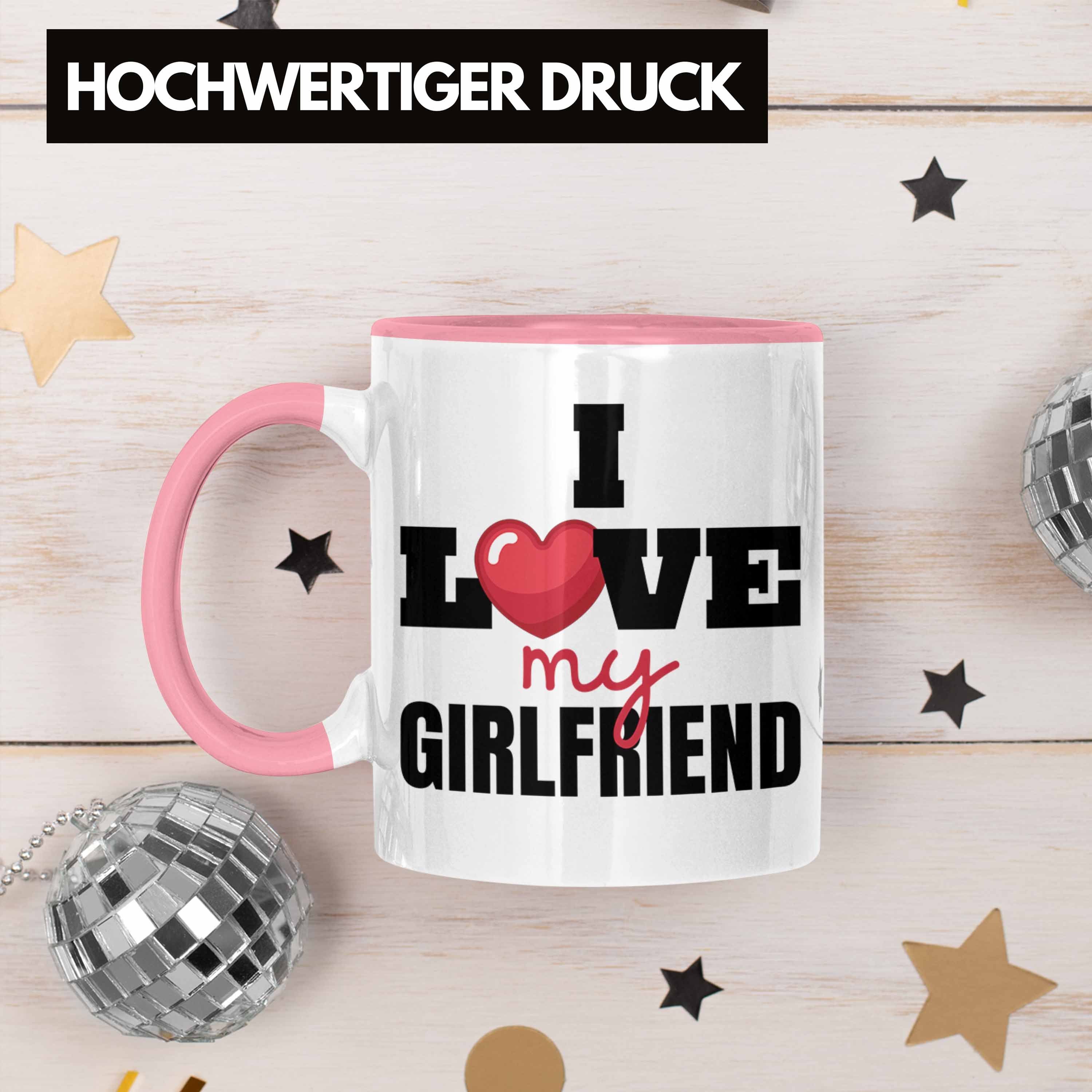 My Beziehung Tasse Rosa Geschen Love Liebe Tasse Freund Trendation I für Geschenk Girlfriend