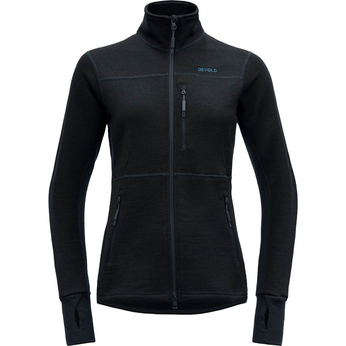 Devold Outdoorjacke Thermo Wool Jacket WMN Funktionaler Midlayer aus 100 % Schurwolle mit optimaler Isolierung