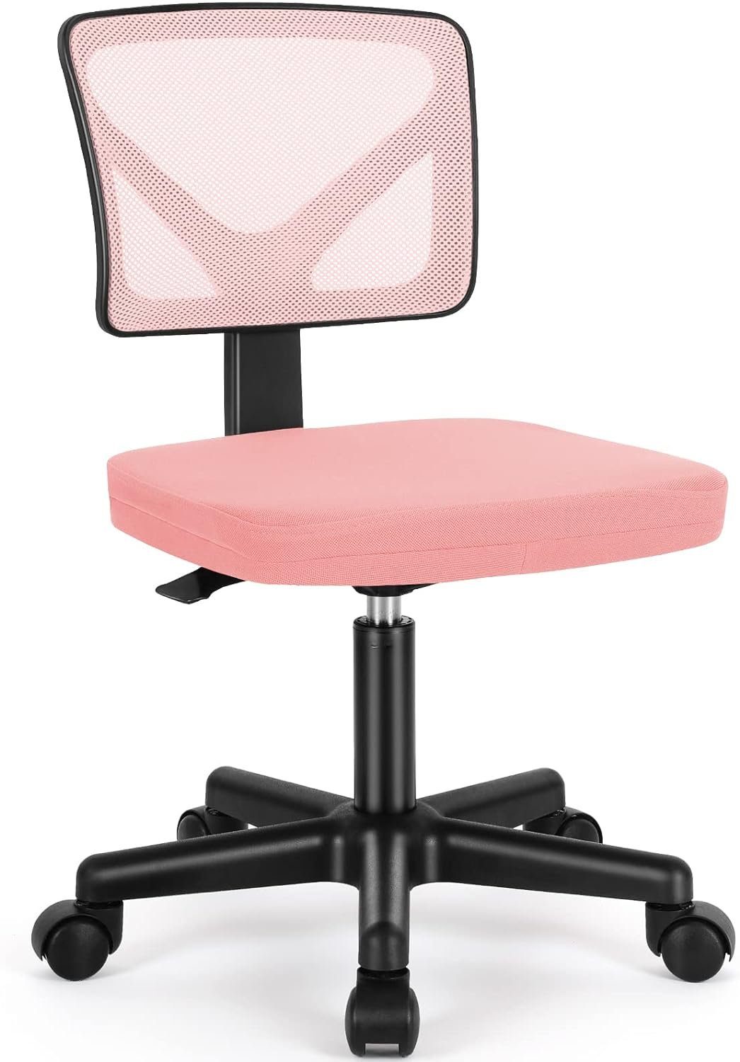 JOEAIS Kinderstuhl Bürostuhl Chefsessel Schreibtischstuhl Stuhl Office Chair (Verstellbarer Lordosenstütze Armlehne, Höhenverstellung), Bürostuhl Ergonomisch Bürosessel mit Rollen und Wippfunktion