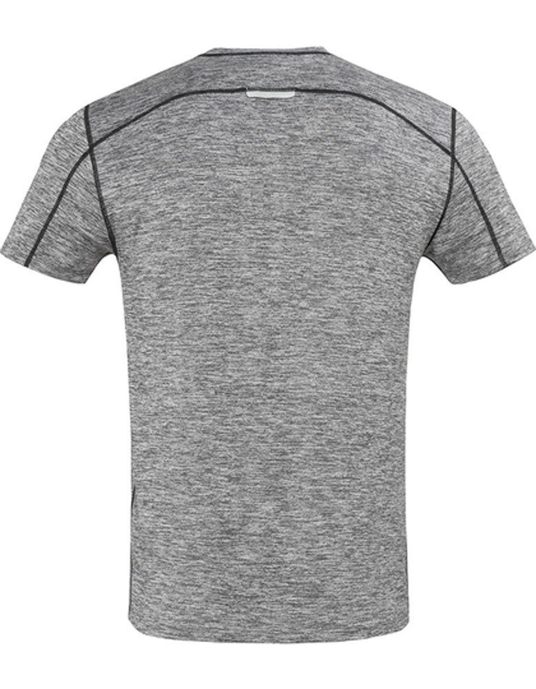 Heather Superweiche Shirt ACTIVE-DRY-Qualität, Goodman Band Grey Design Funktionsshirt Reflektierendes Herren Sport