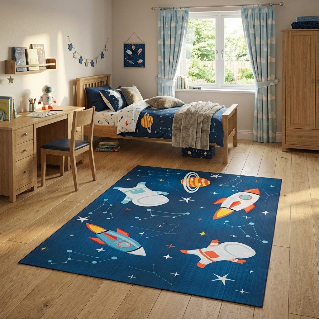 Tapiso Kinderteppich SNOOKI, rechteckig, Höhe: 5 mm, Bunter Kinderteppich, weich, robust und leicht zu reinigen