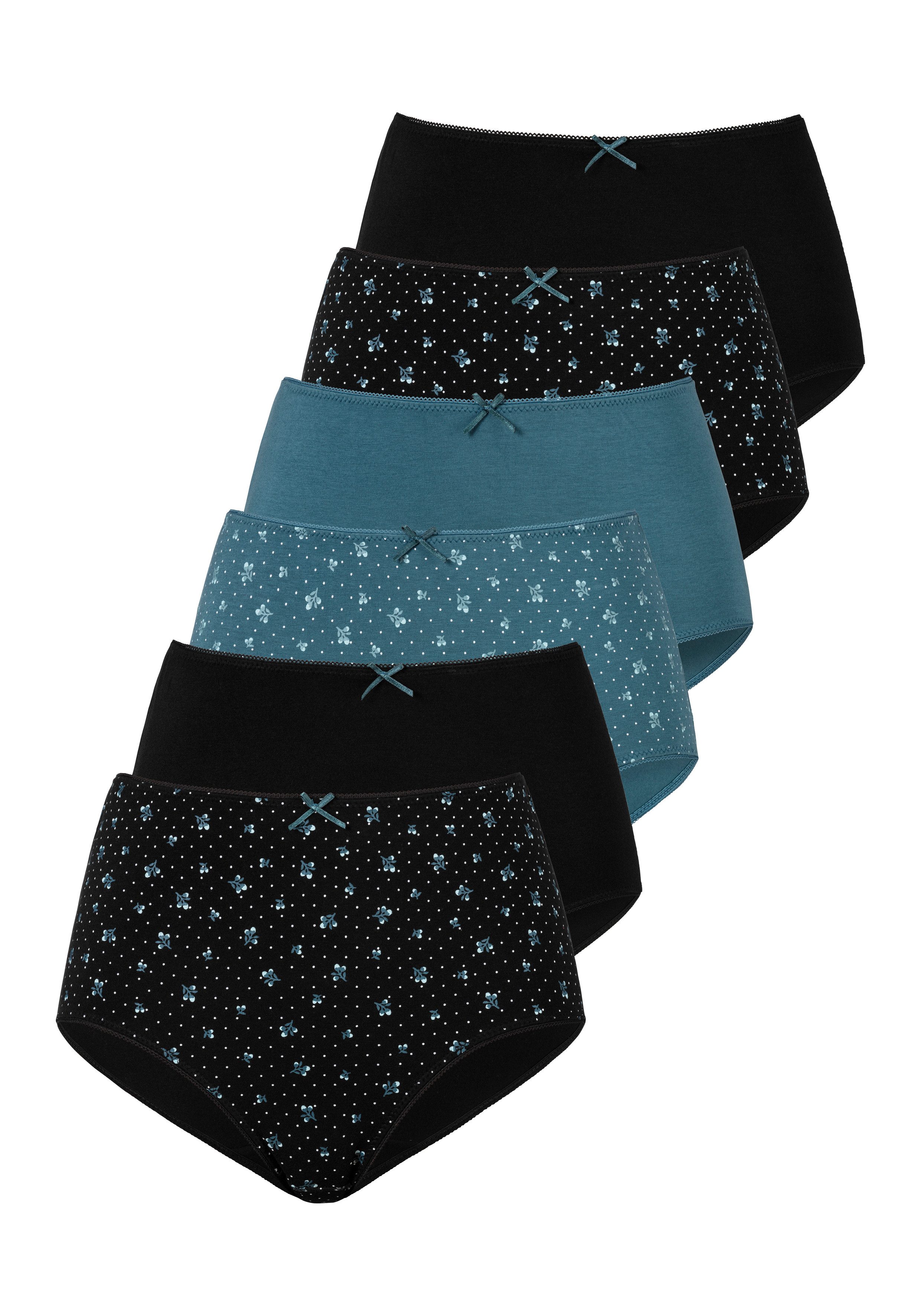 petite fleur by Lascana Taillenslip (6er-Pack) aus elastischer Baumwolle