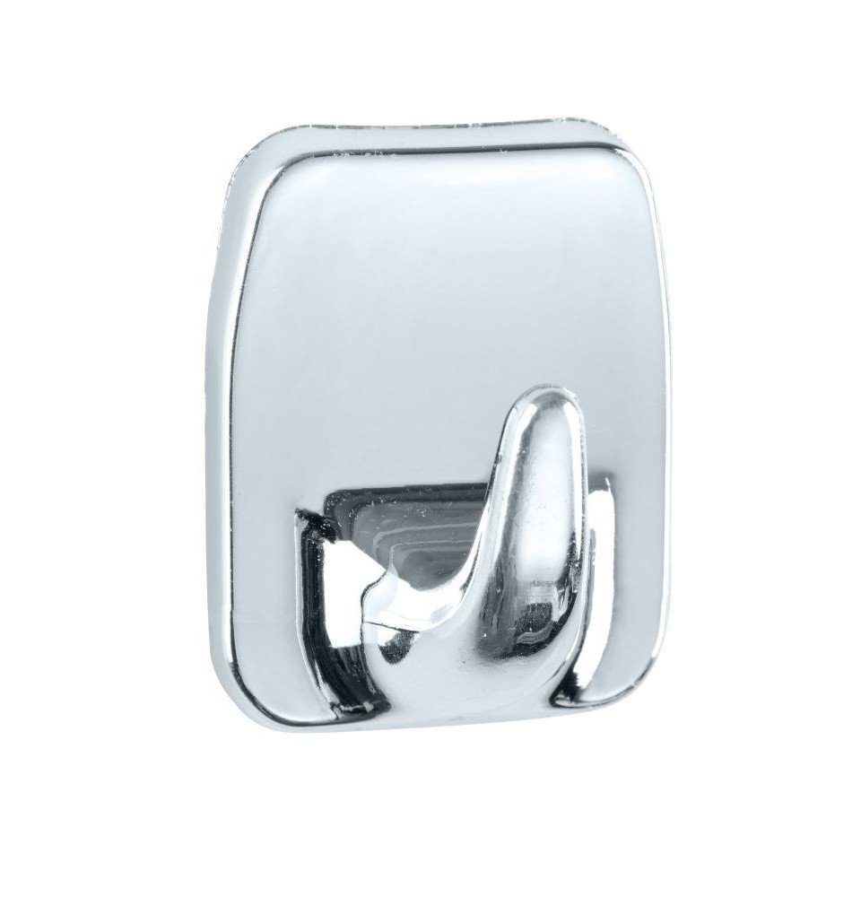 WENKO Крючок для полотенец Wenko Universal-Haken Kunststoff, chrom, 2er-Set