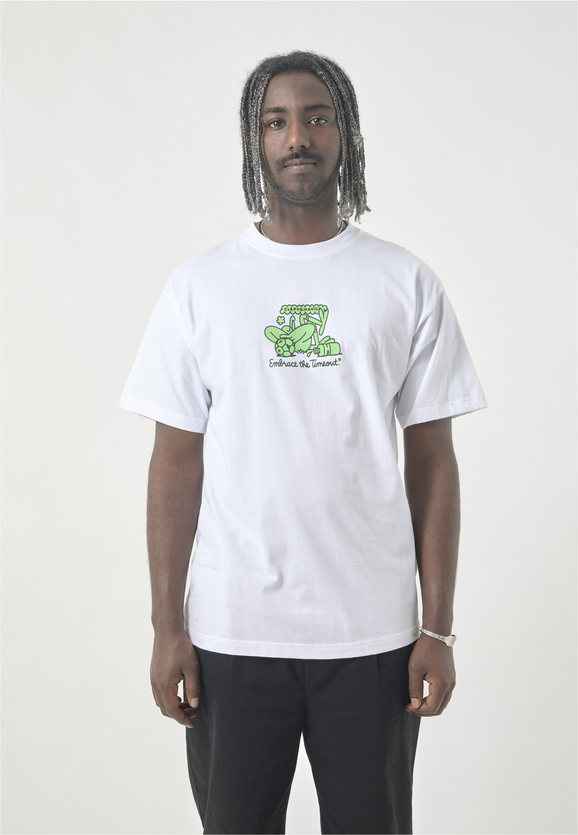 Cleptomanicx T-Shirt Classic Tee Embrace Football mit lockerem Schnitt