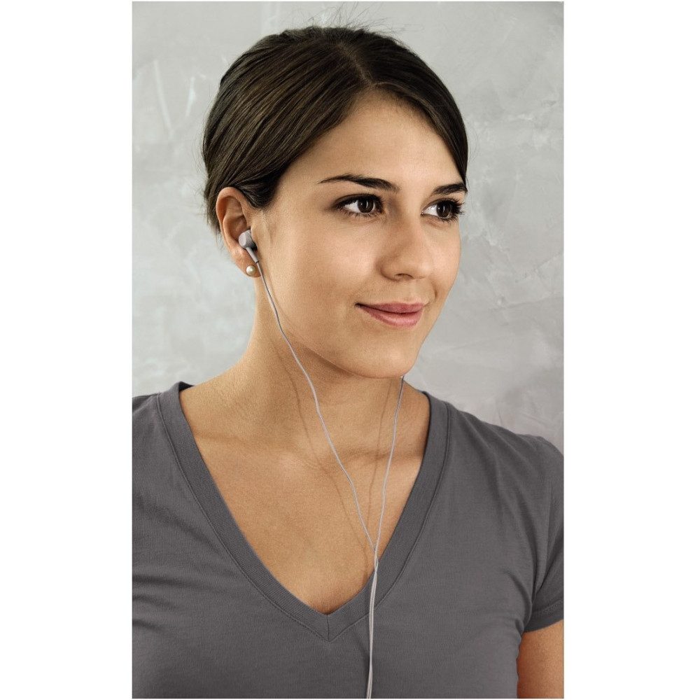 Thomson Thomson EAR3005GY in-ear Kopfhörer grau In-Ear-Kopfhörer (Integriertes Mikrofon, Integriertes Mikrofon)