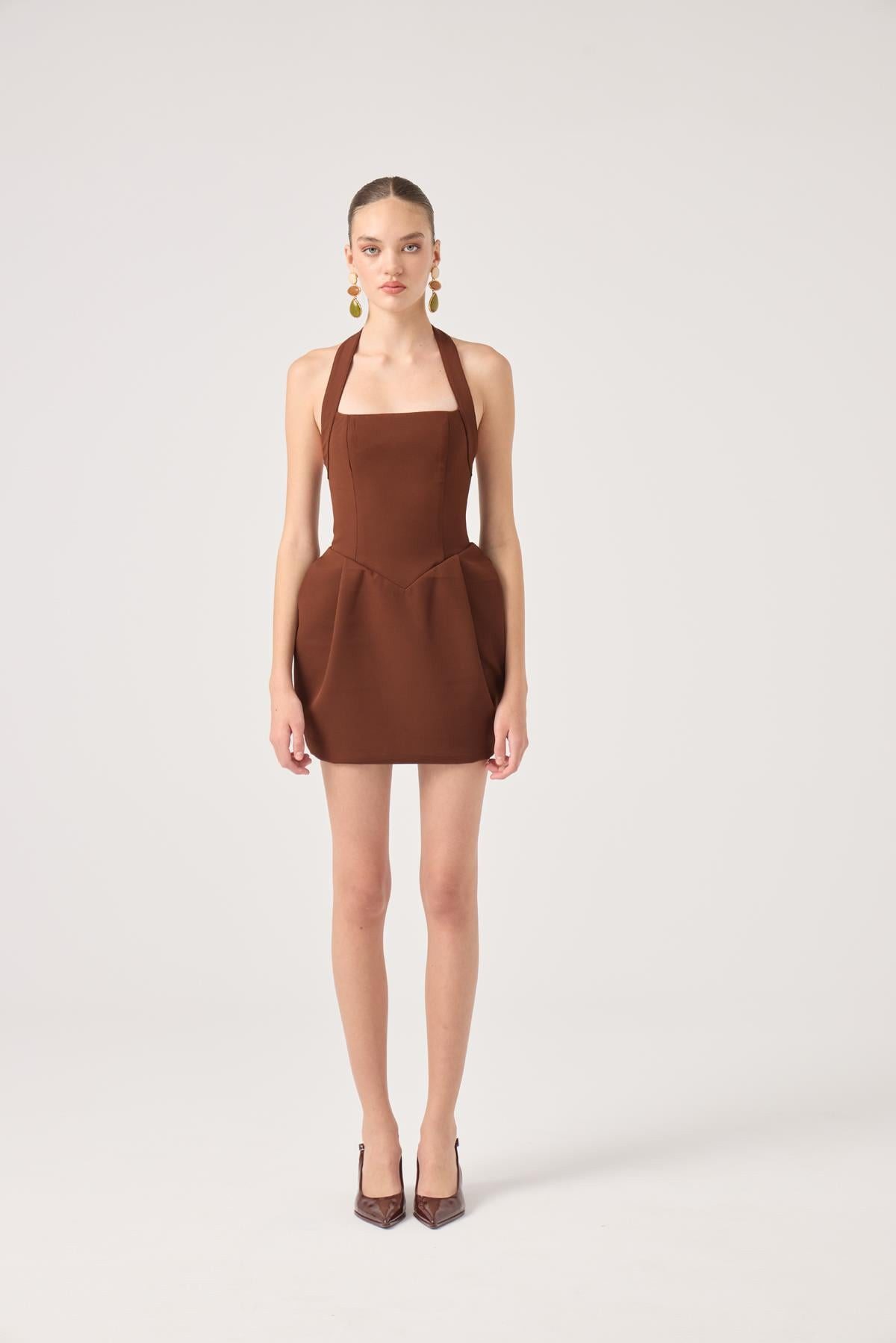 HOLLY LOLLY Midikleid Mini-Kleid mit Trägern