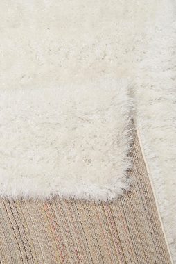 Hochflor-Teppich Shiny Touch, Wecon home, rechteckig, Höhe: 70 mm, Glanzgarn, Wohnzimmer